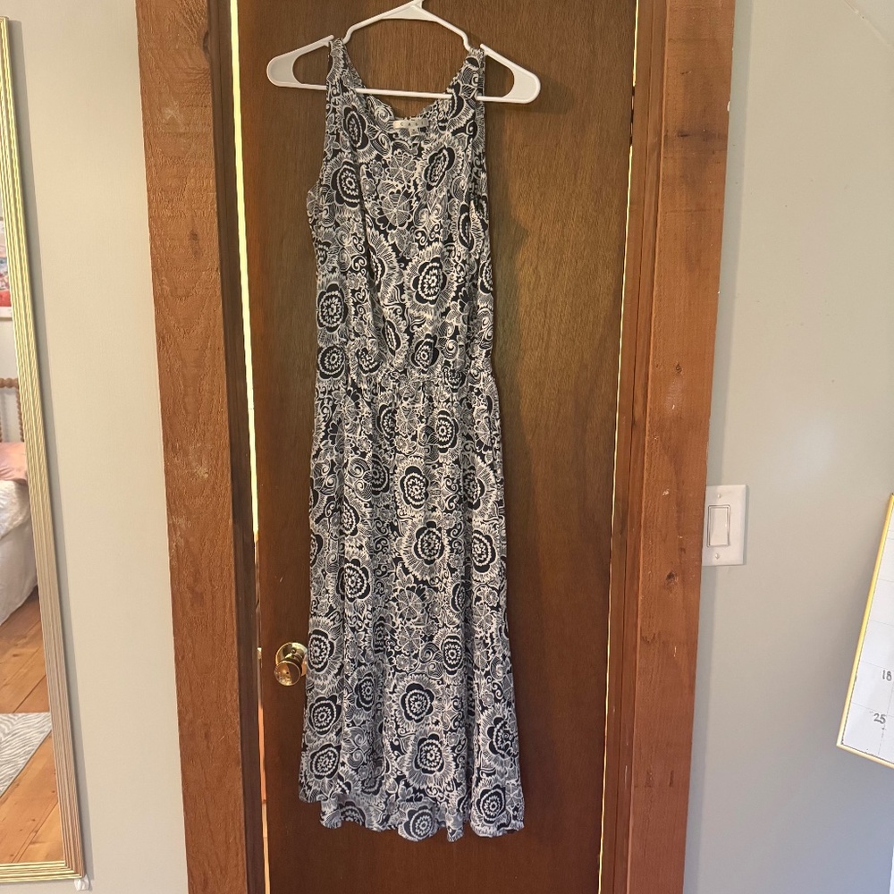 Cabi Black and White Midi Dress